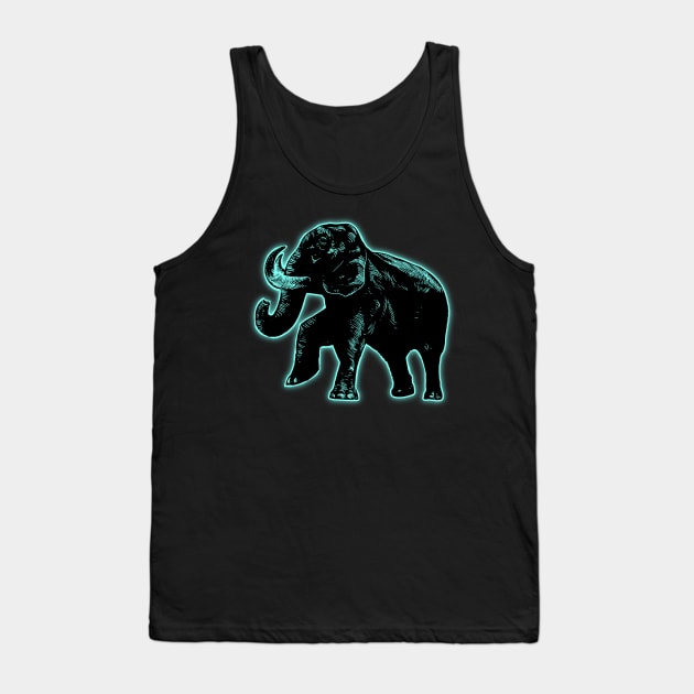 Elephant Light4 Tank Top by barmalisiRTB